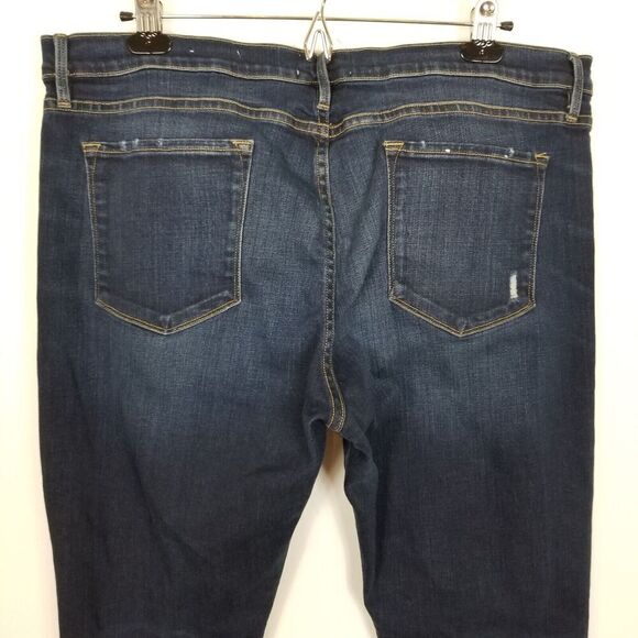 Frame Women Le Garcon Jeans Size 34 Blue Mid Rise Denim Ankle - Picture 4 of 9